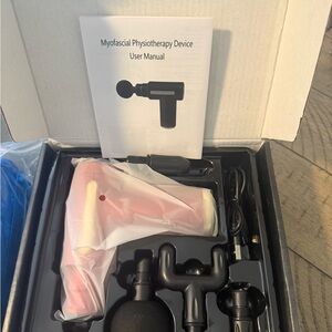 Therapy massage gun and mini hammock